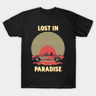 Lost in paradise retro summer T-Shirt